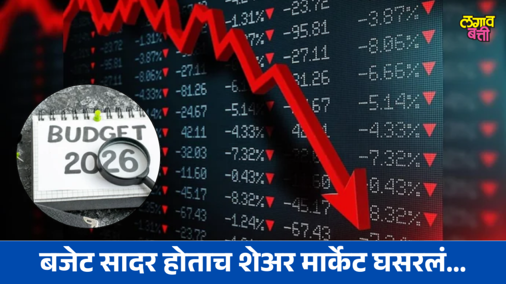BUDGET 2026: सादर होताच शेअर मार्केट घसरलं, कारण काय?