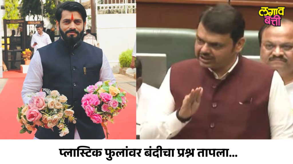 प्लास्टिक फुलांवर बंदीचा प्रश्न तापला; Devendra Fadnavis यांची विधानसभेत ग्वाही